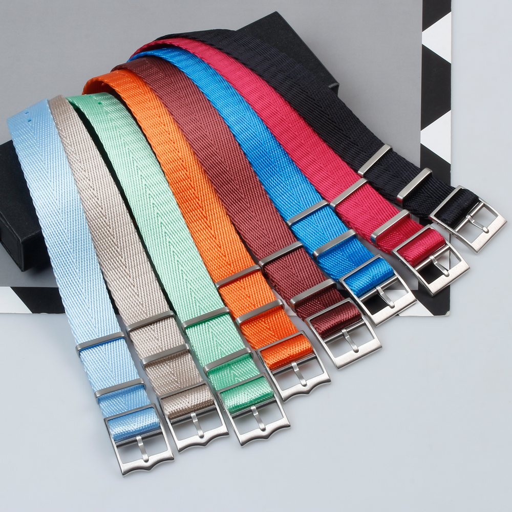Affordable Quality Nylon 20 mm Watches Band COL-ROW-ORE_K0034059 main image 1