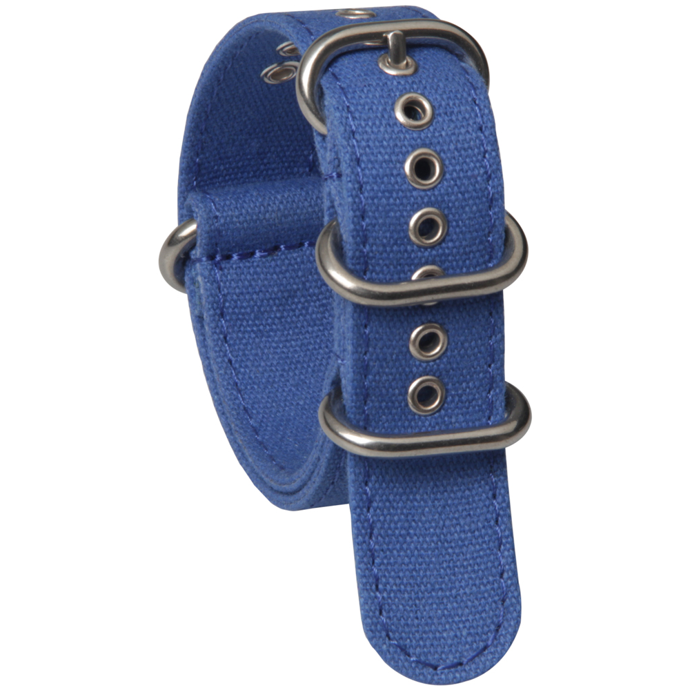 Hot sell NAVY Canvas Zulu Watch Straps with Grommets Hole Buy canvas